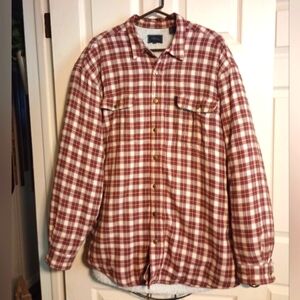 Roper Plaid Flannel Sherpa Lined Shacket Size 1XT